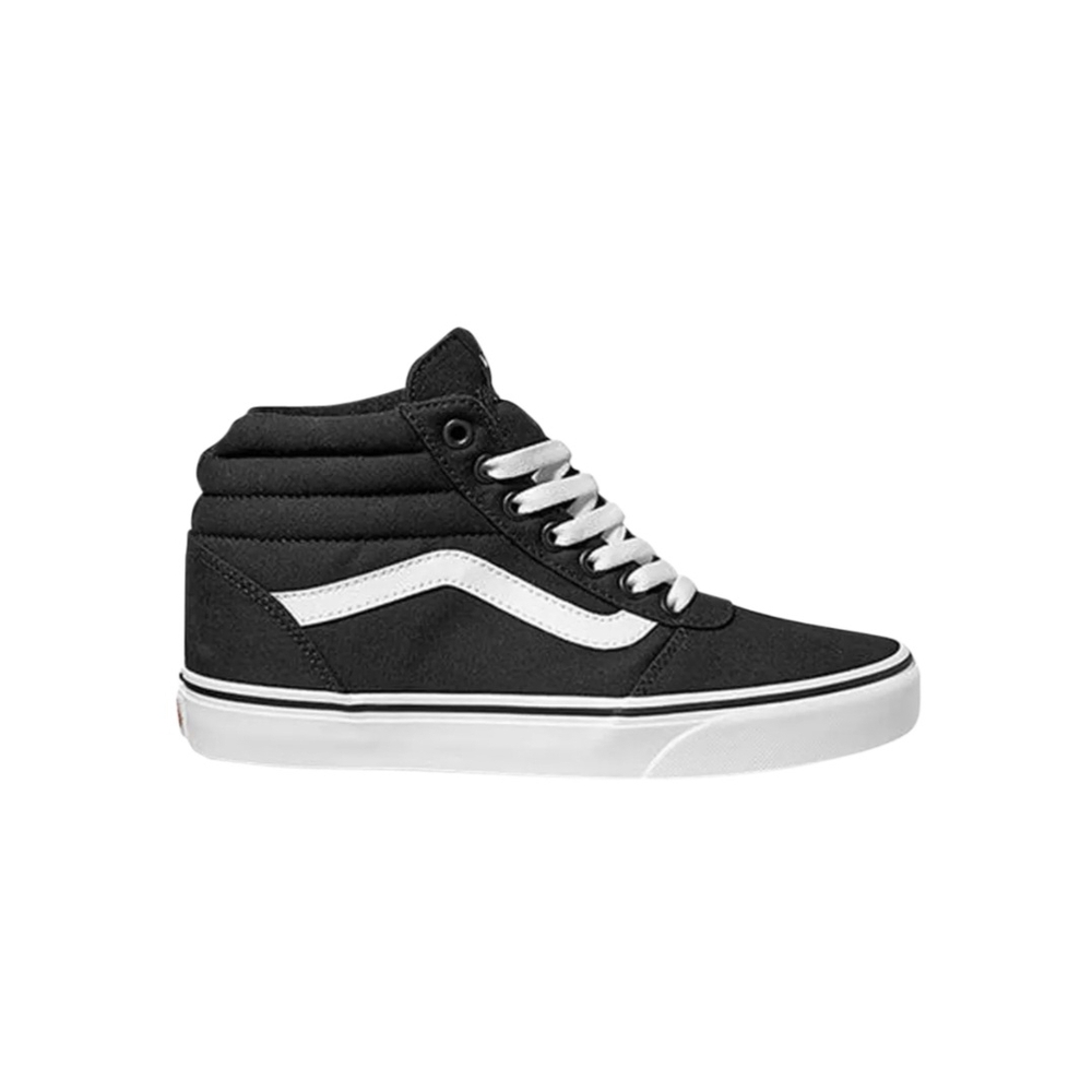 Vans Black and White High-Top Sneakers